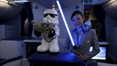 Aviões de empresa japonesa levam o hype de Star Wars para as alturas