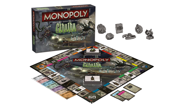 Na sua morada em R’lyeh, Cthulhu aguarda seu turno de Monopoly