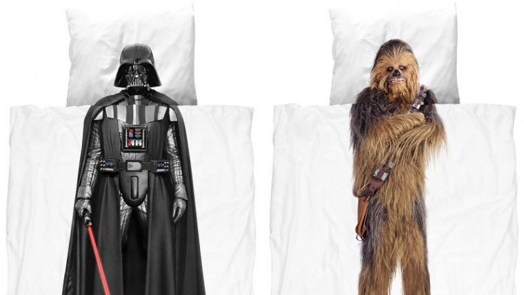 Tenha bons sonhos com o Darth Vader e o Chewie
