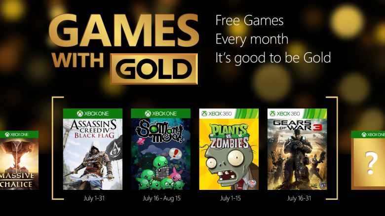 Gears 3 e Assassin's IV no "Games with Gold" de julho
