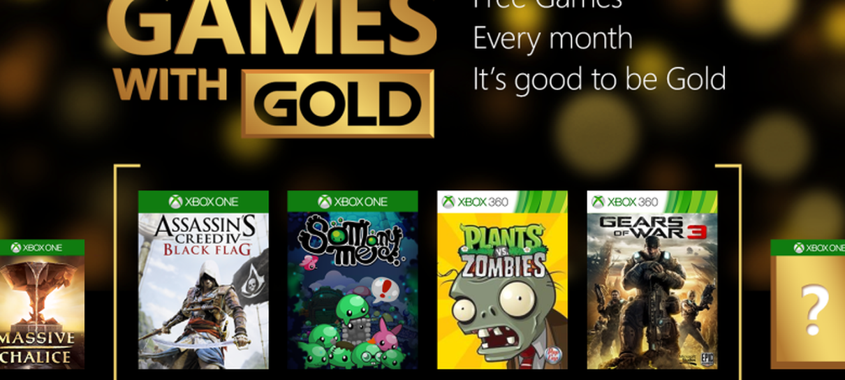 Gears 3 e Assassin's IV no "Games with Gold" de julho