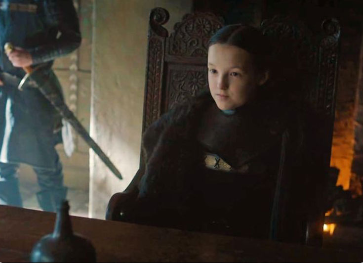 Atriz mirim que roubou a cena em Game of Thrones também encantou o elenco da série