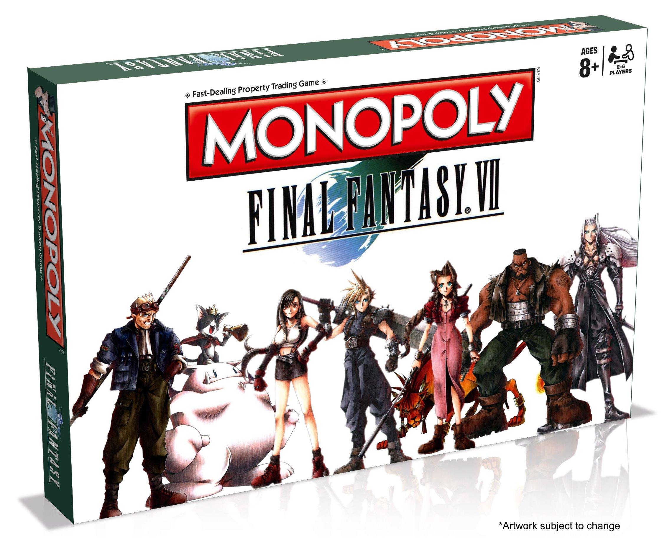 Final Fantasy VII vai ganhar versão Monopoly
