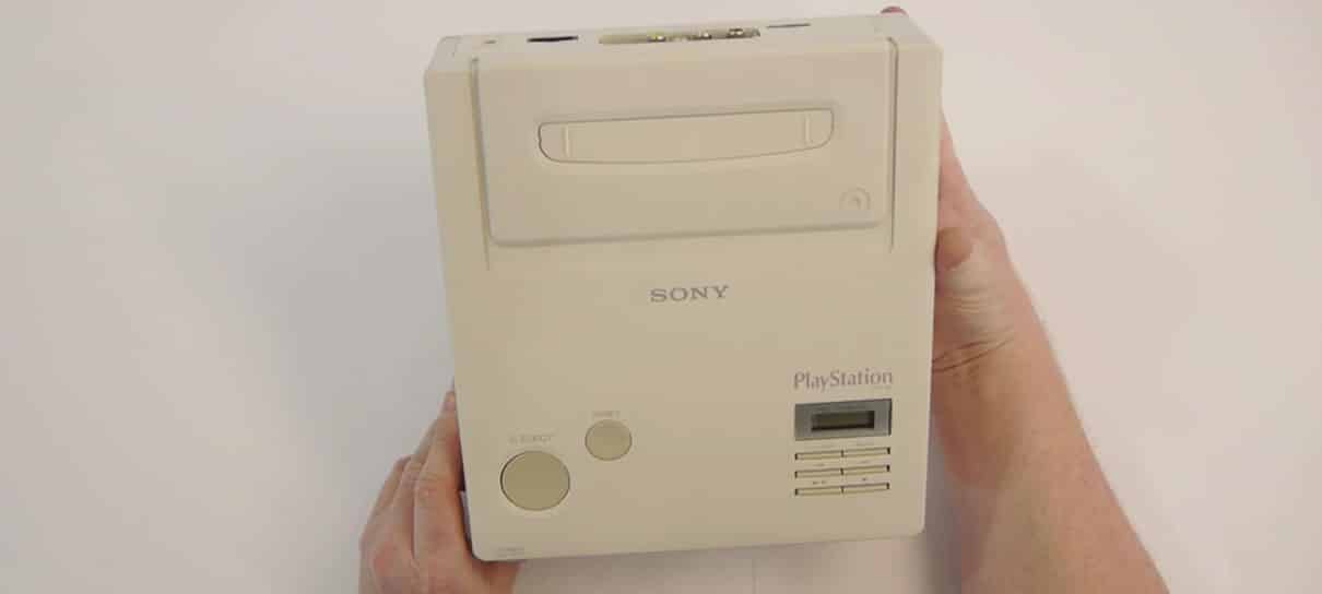 Assista ao vídeo de um engenheiro desmontando o raro protótipo do Nintendo PlayStation