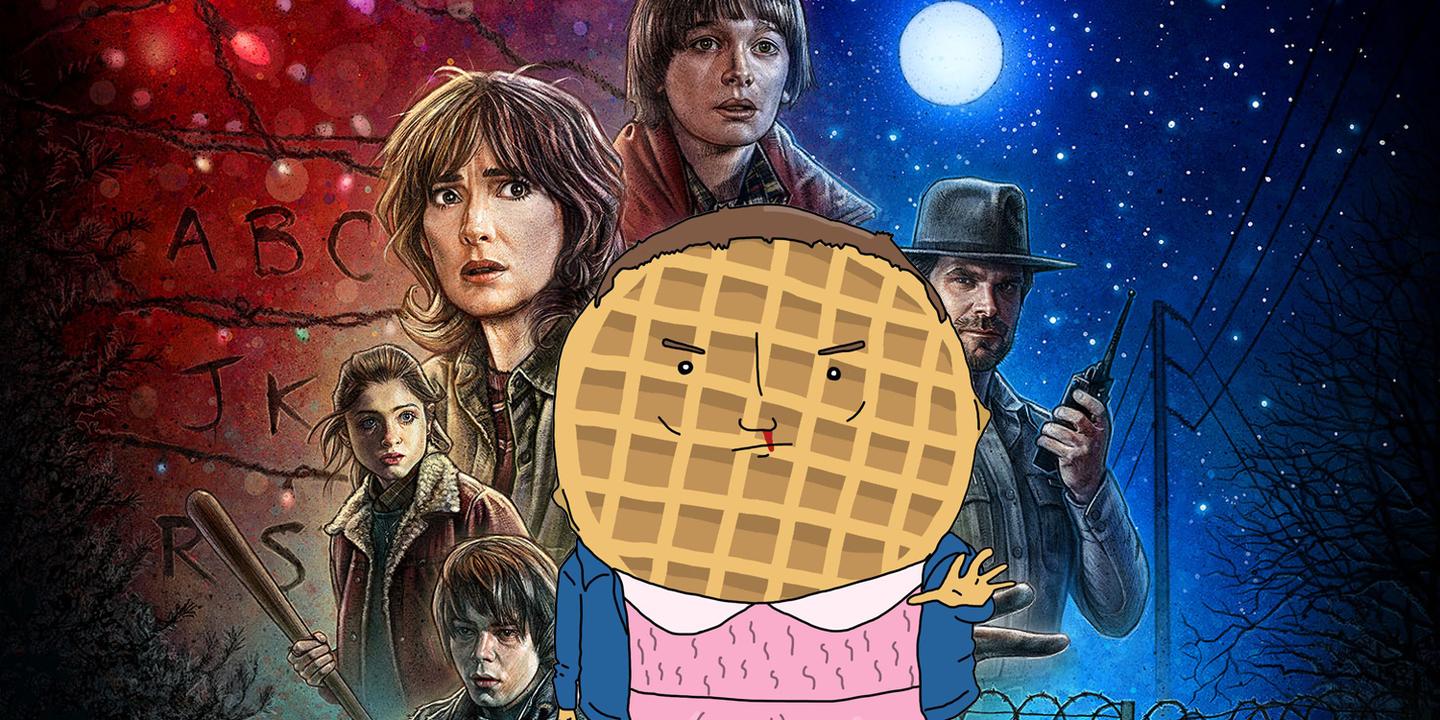 Artista reimagina os personagens de Stranger Things como waffles