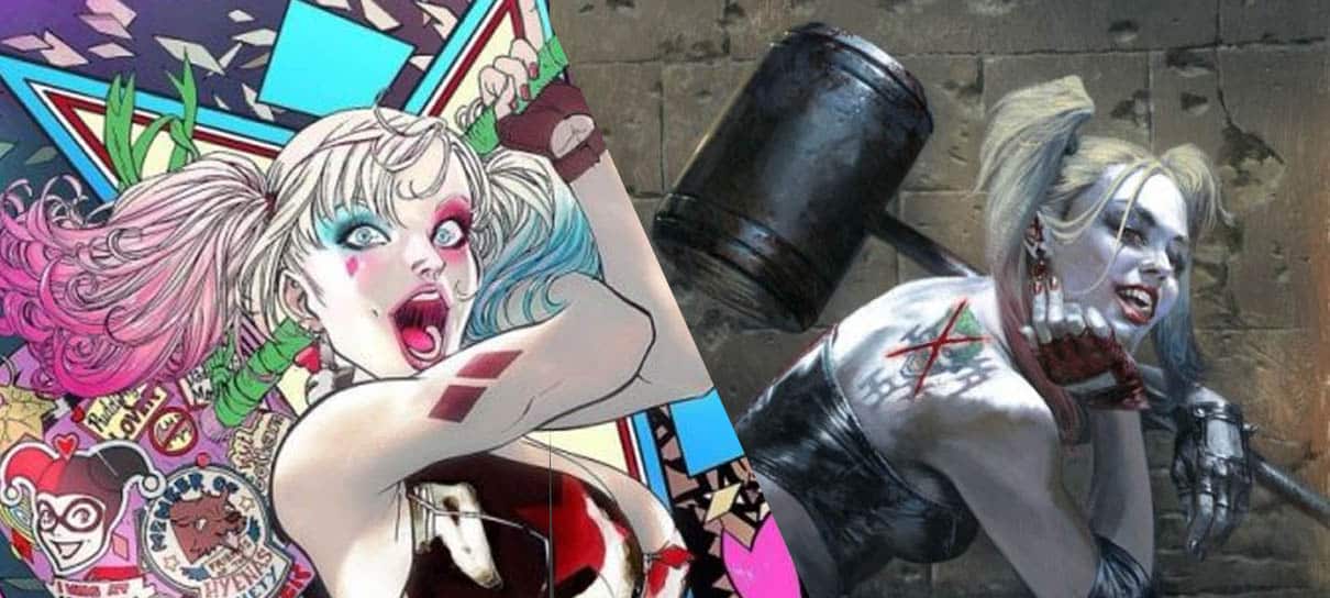 Veja as capas da nova série da Arlequina