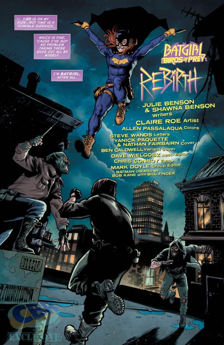 batgirl and the birds of prey