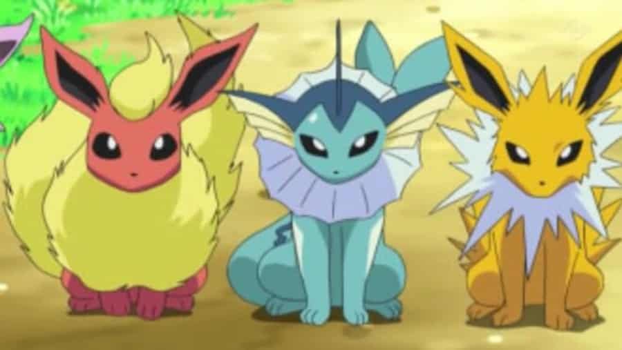 Todas as evoluções de Eevee em Pokémon GO