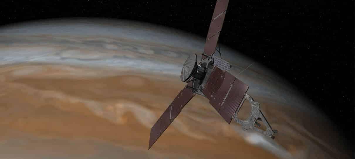 Sonda Juno completa manobra com sucesso e entra na órbita de Júpiter