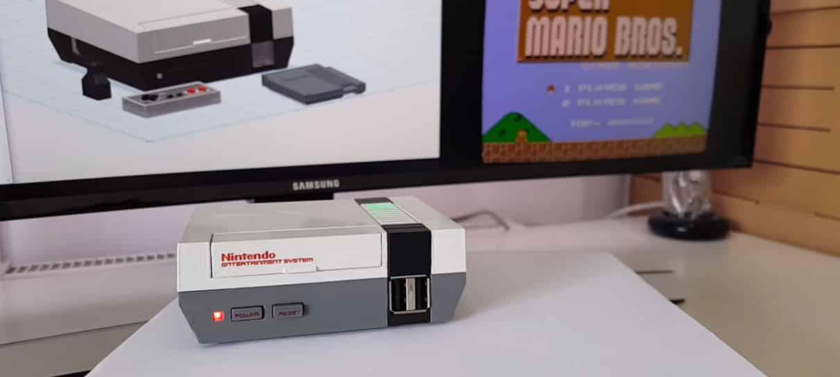 O Mini NES feito com impressora 3D é melhor que o da Nintendo