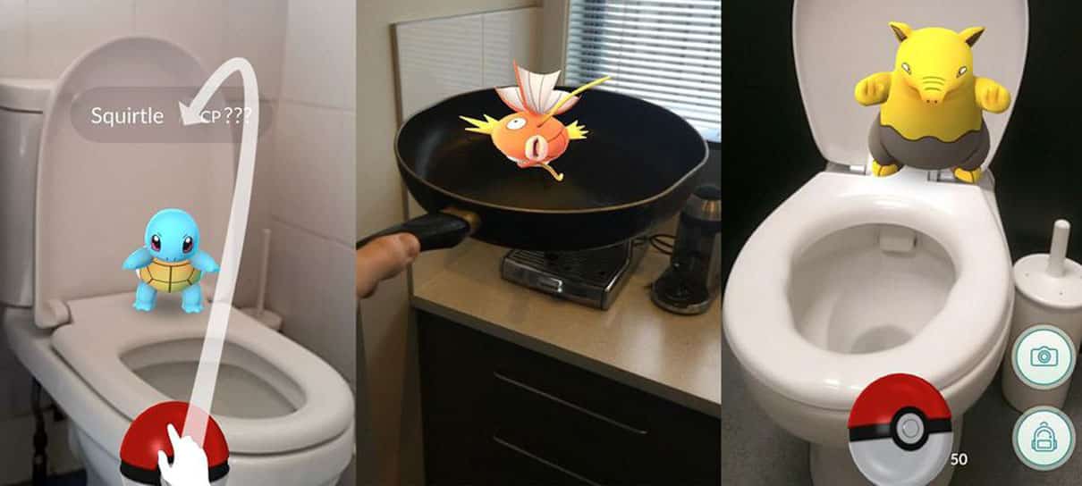 Pokémon Go | Pessoas estão achando Pokémon em lugares bem inusitados