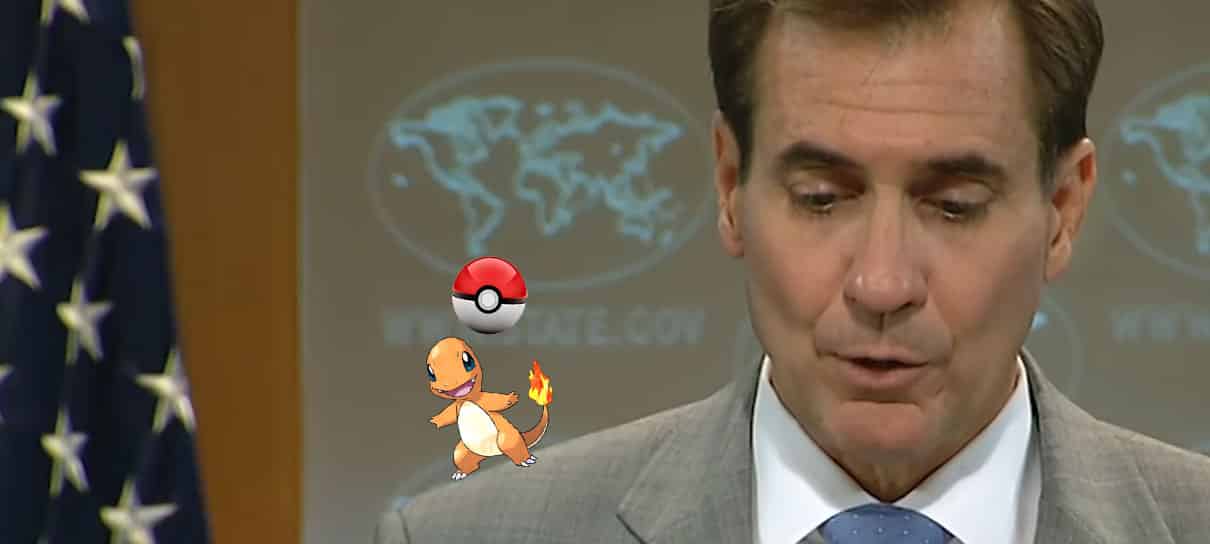 Porta-voz do governo americano interrompe anúncio por causa de Pokémon Go