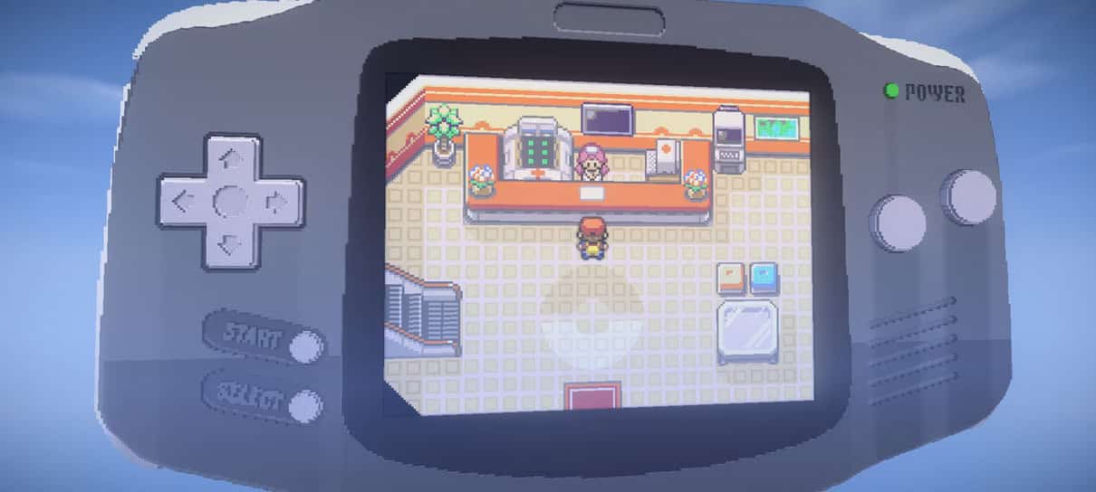 Alguém colocou uma versão jogável de Pokémon Fire Red dentro de Minecraft