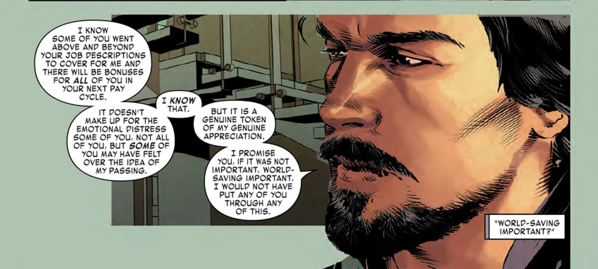 Veja as prévias da HQ que explica o sumiço do Homem de Ferro