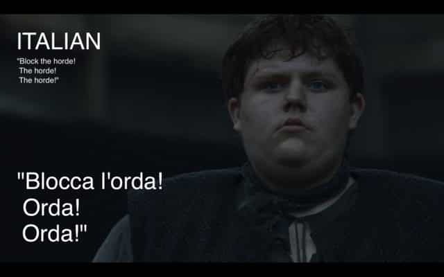 hodor em outras línguas