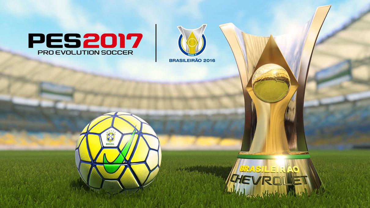 PES 2017 | Jogo terá os 20 times da série A do brasileirão