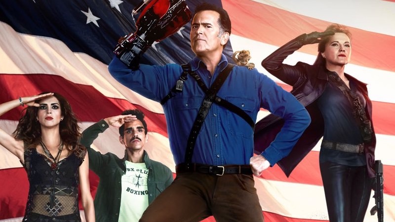 Ash vs. Evil Dead ganha pôster patriota