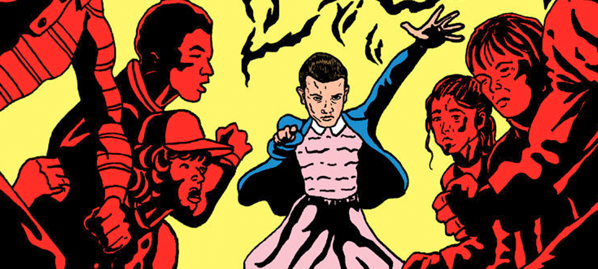 Artista mistura Stranger Things e X-Men
