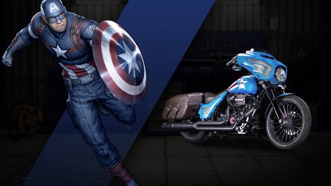 Harley-Davidson cria motos inspiradas nos heróis Marvel