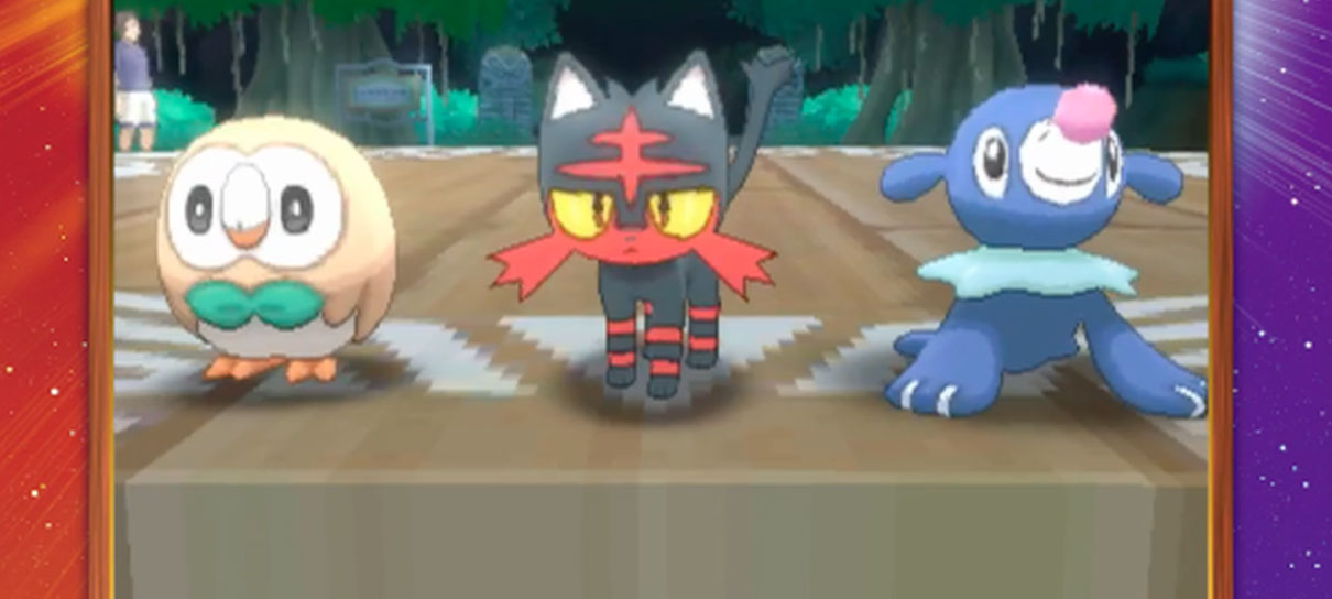 Pokémon Sun e Moon têm edição especial do 2DS e evoluções dos inicias