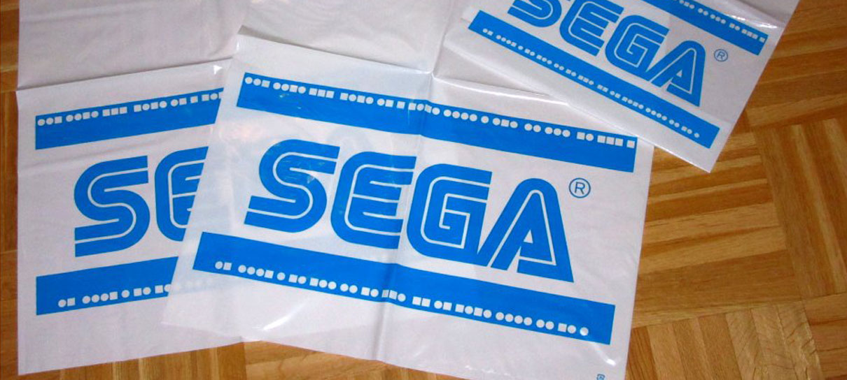 Sega escondia mensagem em saquinhos plásticos de arcades no Japão
