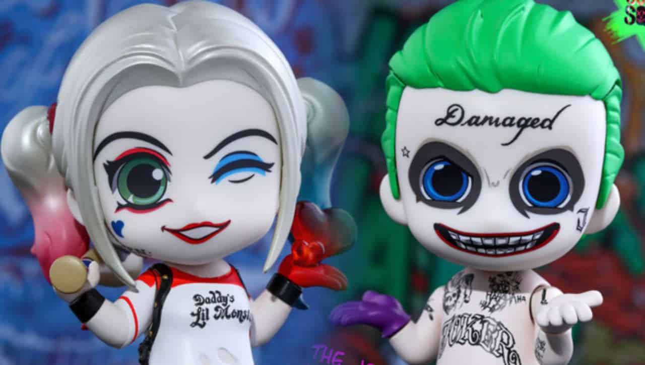 Esquadrão Suicida | Hot Toys revela Coringa e Arlequina versão Cosbaby