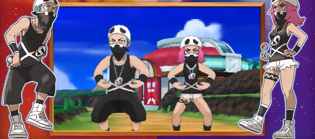 Pokémon Sun e Moon | Vídeo apresenta novos vilões: Team Skull