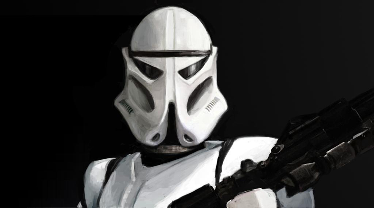 Star Wars | Esta arte não utilizada de Stormtrooper é boa demais para ser desperdiçada