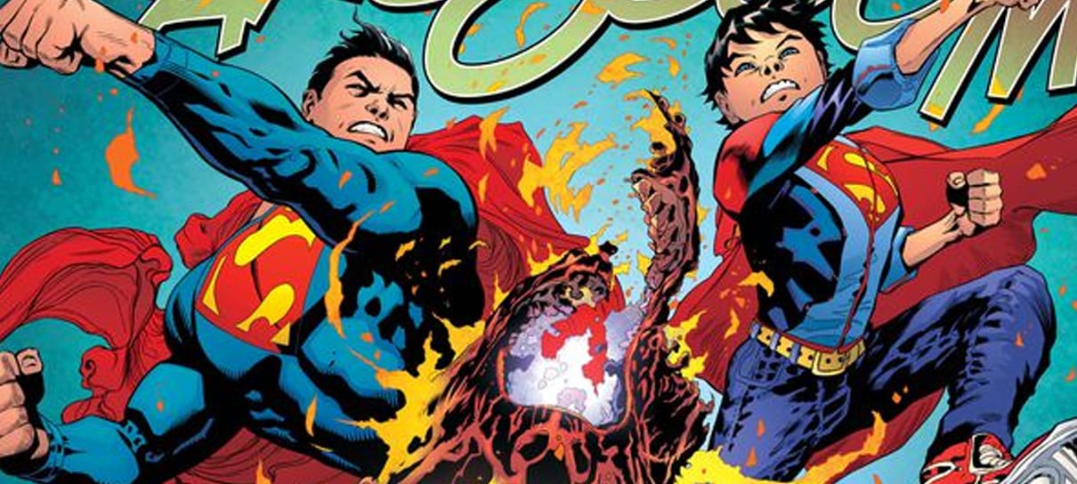 Superman | Pai e filho lutam em prévia de nova HQ