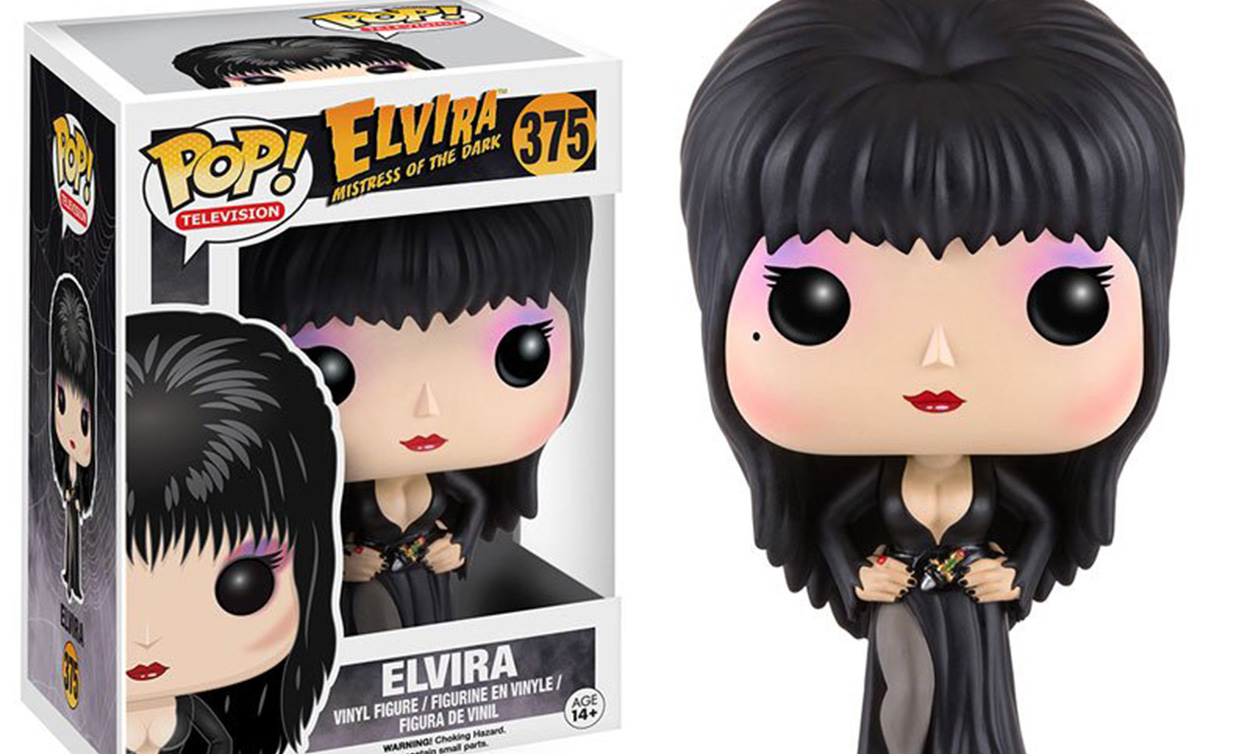 Elvira, a Rainha das Trevas, ganha versão cabeçuda