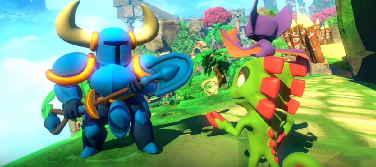 Shovel Knight será um NPC em Yooka-Laylee