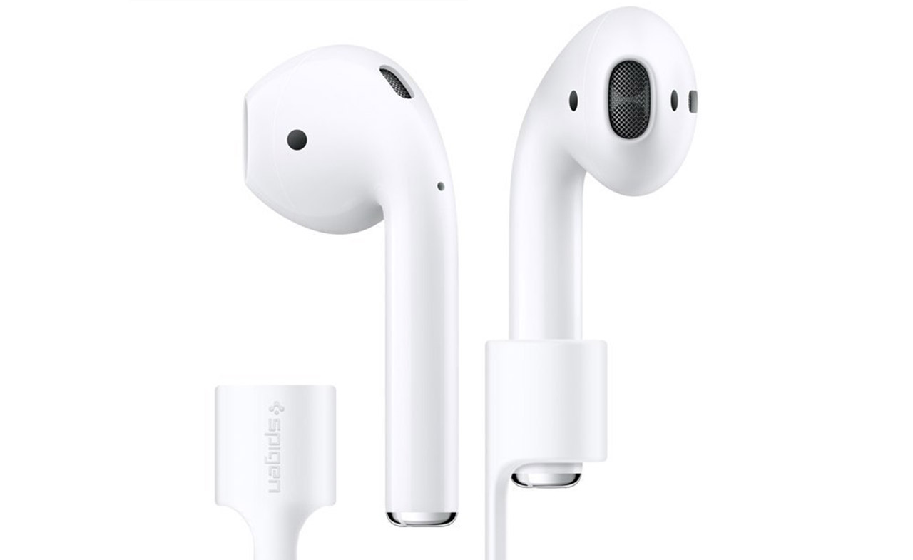 Acessório adiciona cabo nos fones sem fio da Apple