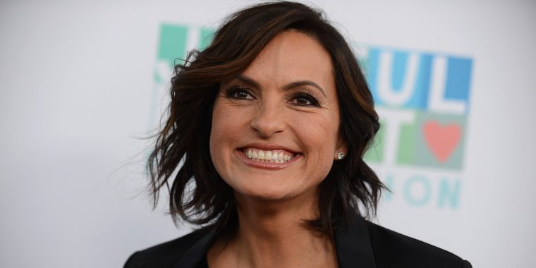 Actress Mariska Hargitay arrives at JoyROCKS launch of the No More PSA Campaign at the MILK Studios on Thursday, Sept. 26, 2013 in Los Angeles. (Photo by Jordan Strauss/Invision/AP)