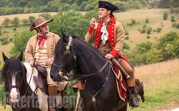 Beauty and the Beast (2017)
L-R: Josh Gad as Le Fou and Luke Evans as Gaston.