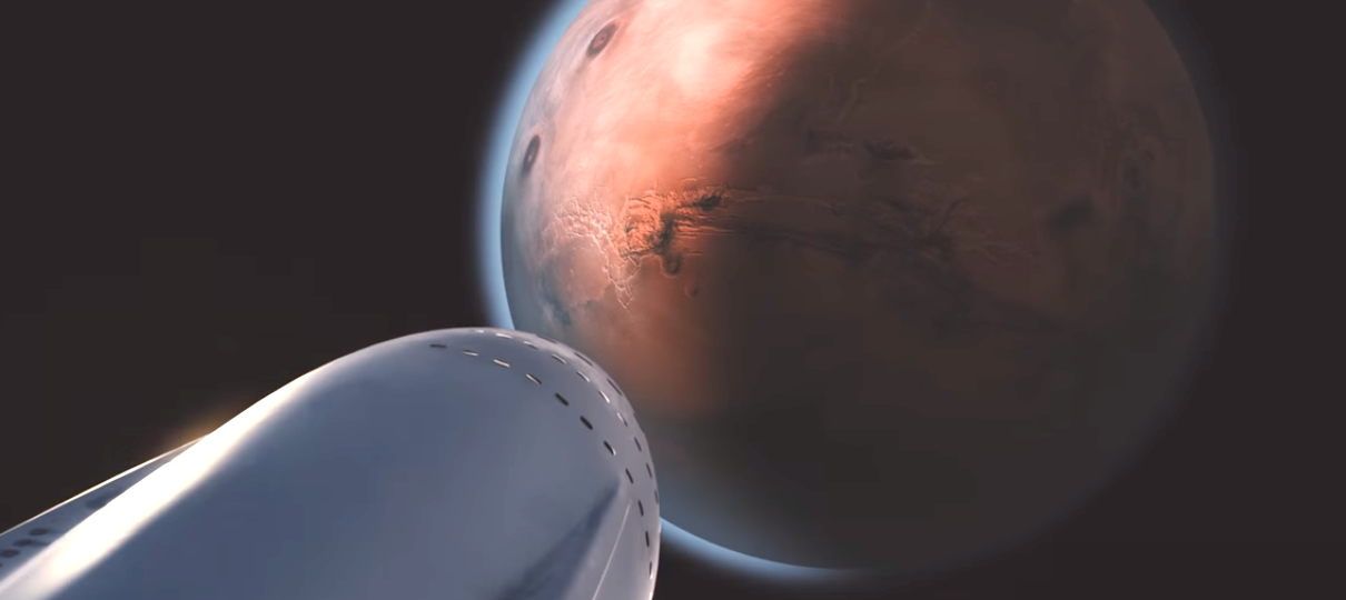 SpaceX revela conceito de viagem interplanetária em vídeo