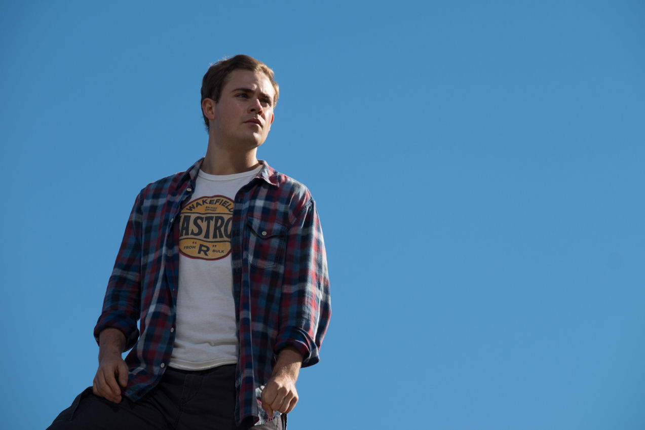 Dacre Montgomery as "Jason" in SABAN'S POWER RANGERS. Photo courtesy of Kimberly French.