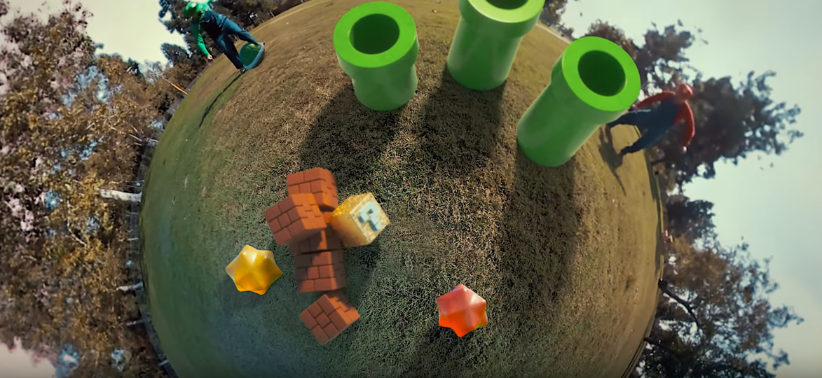 Fizeram um live-action de Super Mario Galaxy, cuidado para não ficar tonto