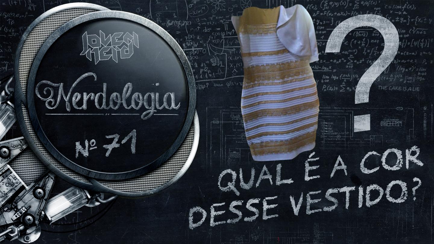 Qual é a cor do vestido?