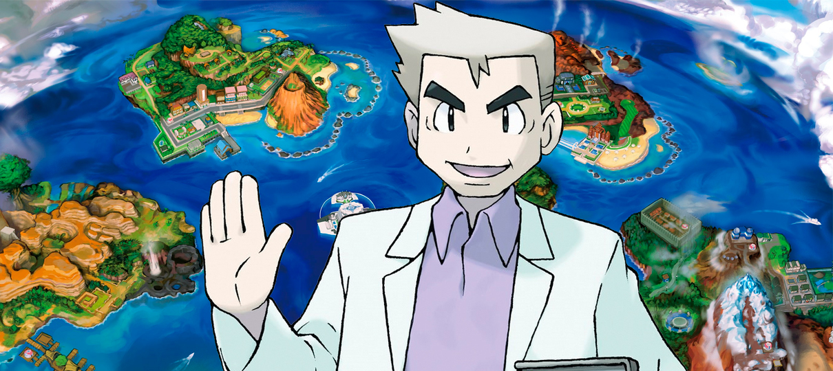 Pokémon Sun e Moon | Conheça o primo do Professor Carvalho