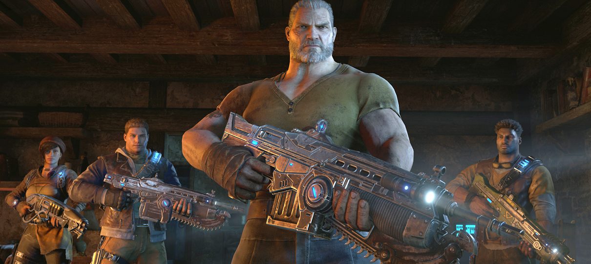 Gears of War 4 terá multiplayer local com tela dividida