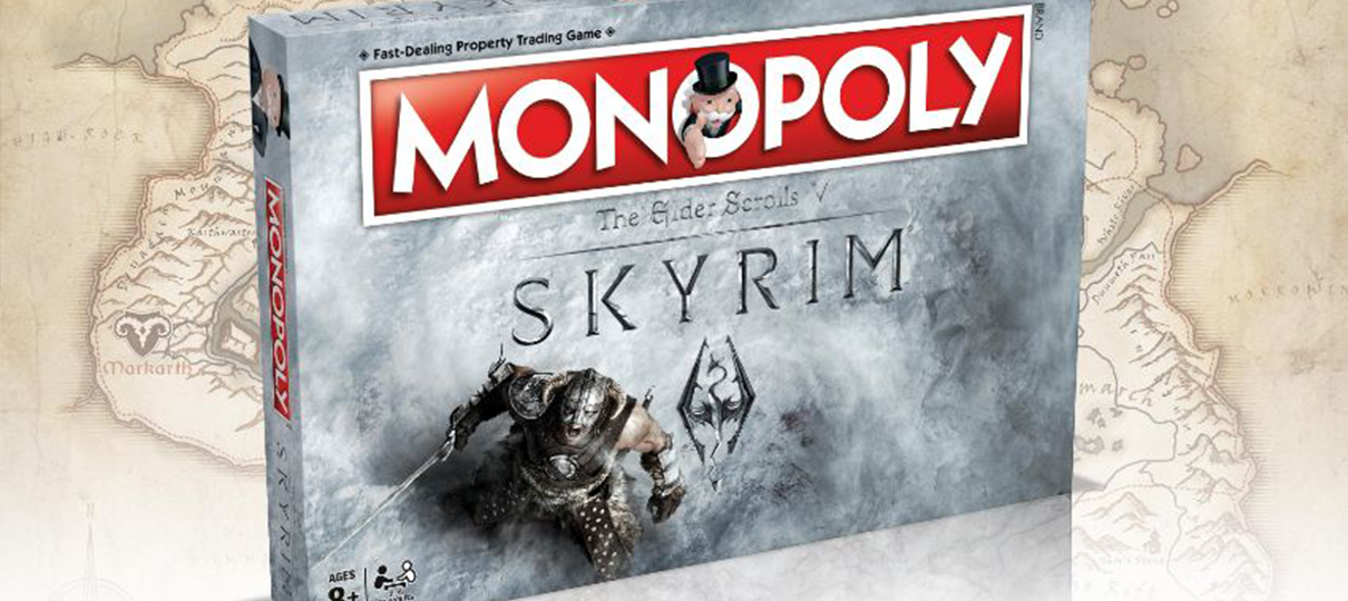 Monopoly anuncia edição especial de Skyrim