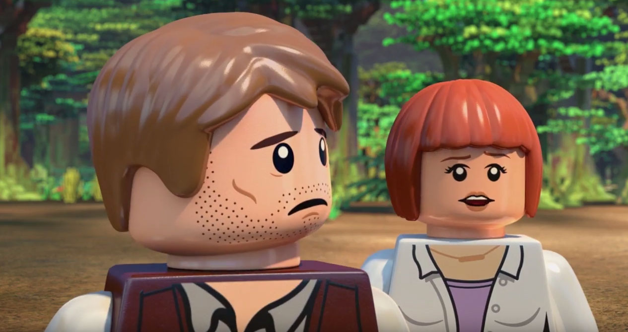 LEGO Jurassic World | Primeira parte da animação mostra o perigo de dinossauros de LEGO