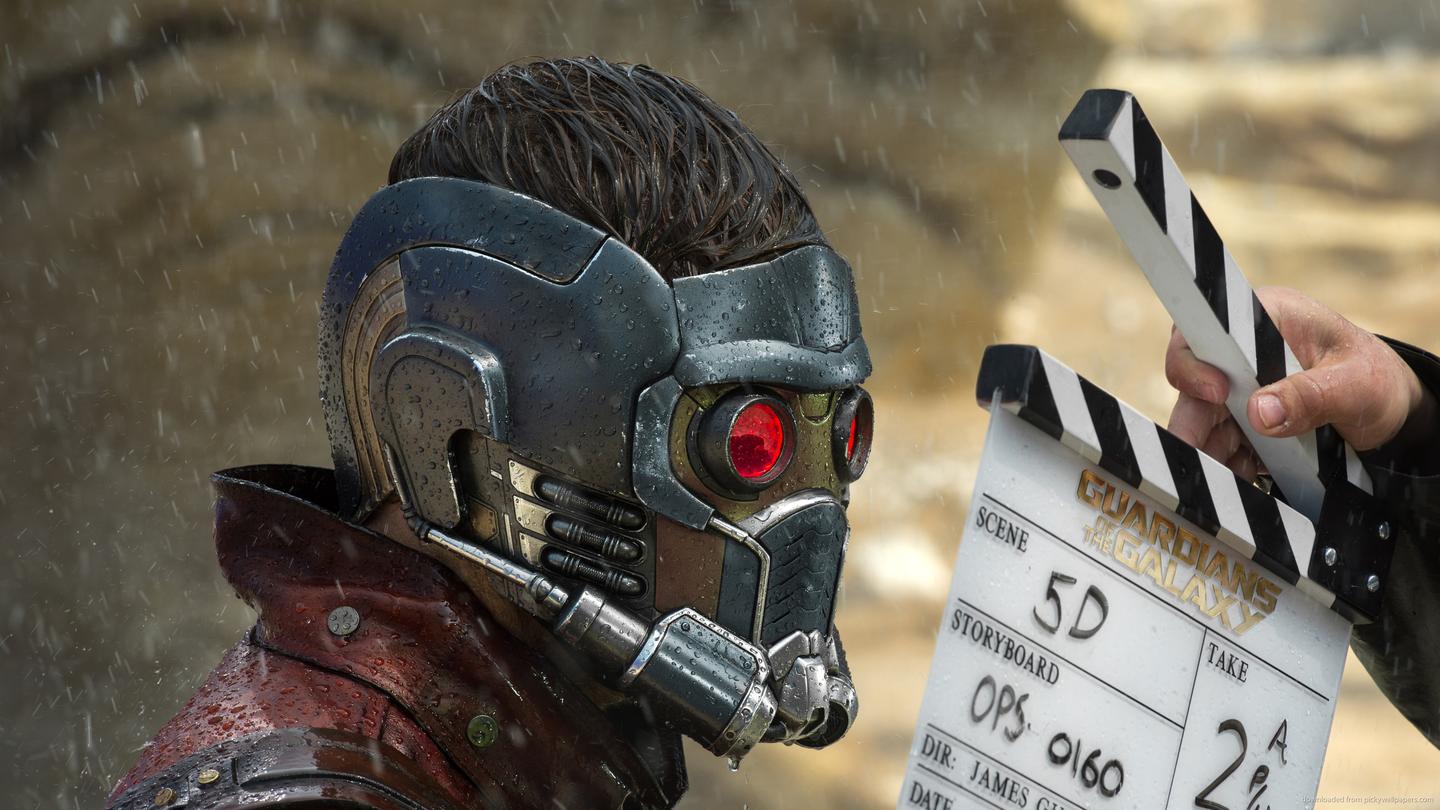 James Gunn relembra a primeira vez que Chris Pratt usou a máscara de Senhor das Estrelas