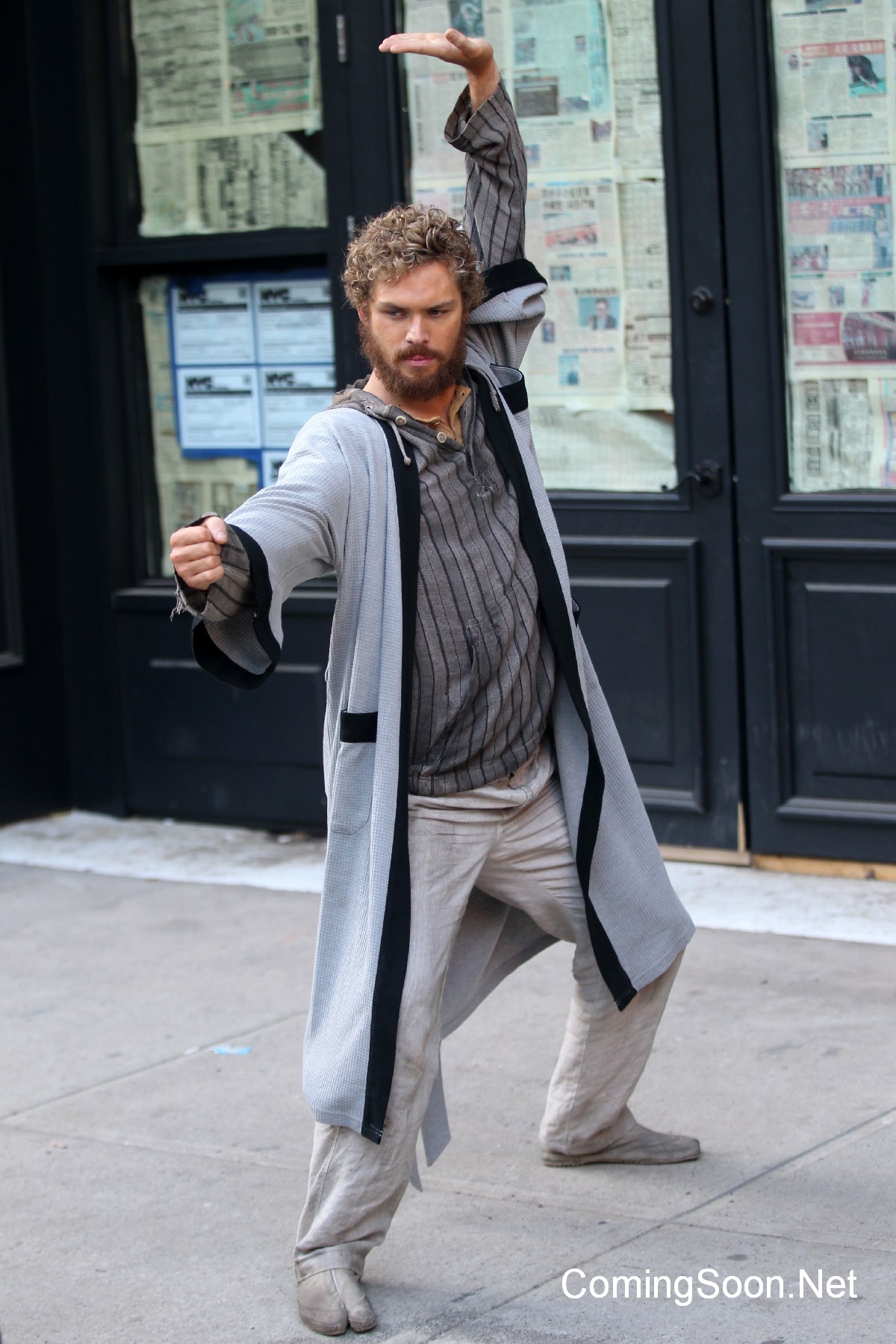 NEW YORK, NY - APRIL 29:  Finn Jones in the title role of Marvel? Netflix's "Iron Fist" on April 29, 2016 in New York City.  (Photo by Steve Sands/GC Images)