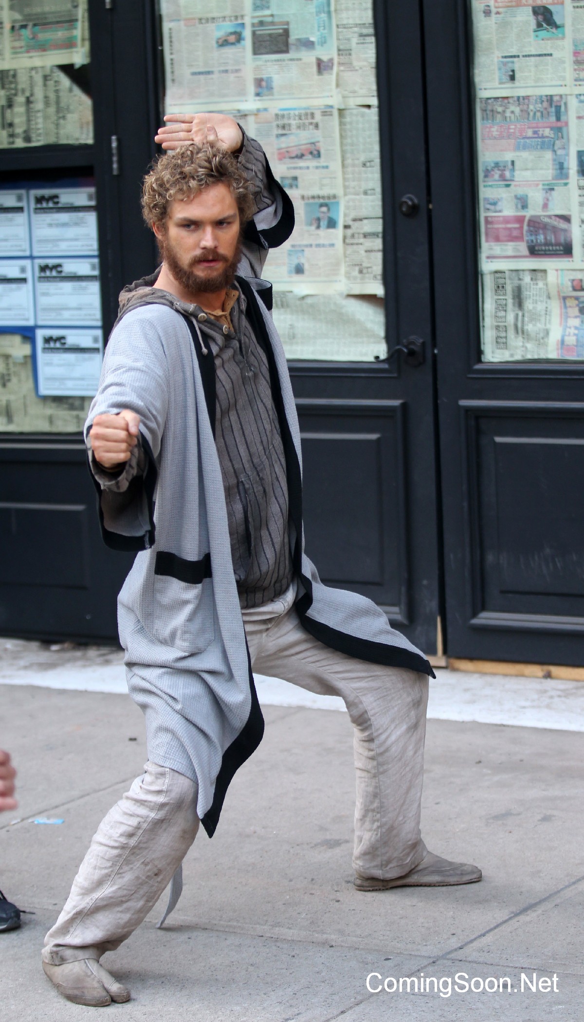 NEW YORK, NY - APRIL 29:  Finn Jones in the title role of Marvel? Netflix's "Iron Fist" on April 29, 2016 in New York City.  (Photo by Steve Sands/GC Images)