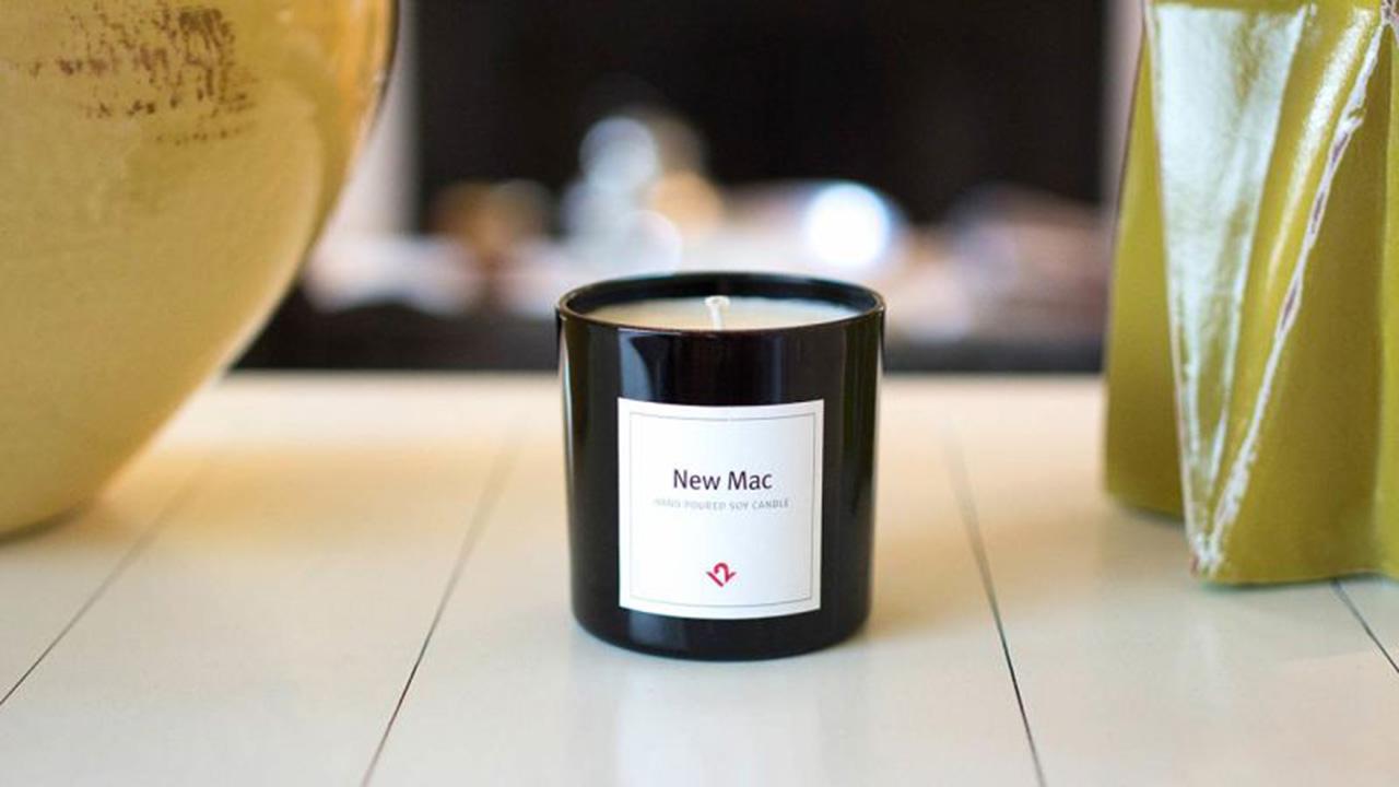 Vela com cheiro de Mac novo é a nova moda entre os fãs da Apple