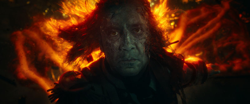 "PIRATES OF THE CARIBBEAN: DEAD MEN TELL NO TALES"..The villainous Captain Salazar (Javier Bardem) pursues Jack Sparrow (Johnny Depp) as he searches for the trident used by Poseidon..Ph: Film Frame..©Disney Enterprises, Inc. All Rights Reserved.