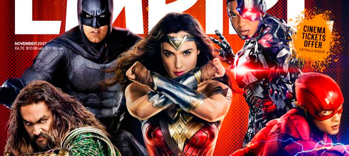 Os heróis da Liga da Justiça se unem em capa de revista