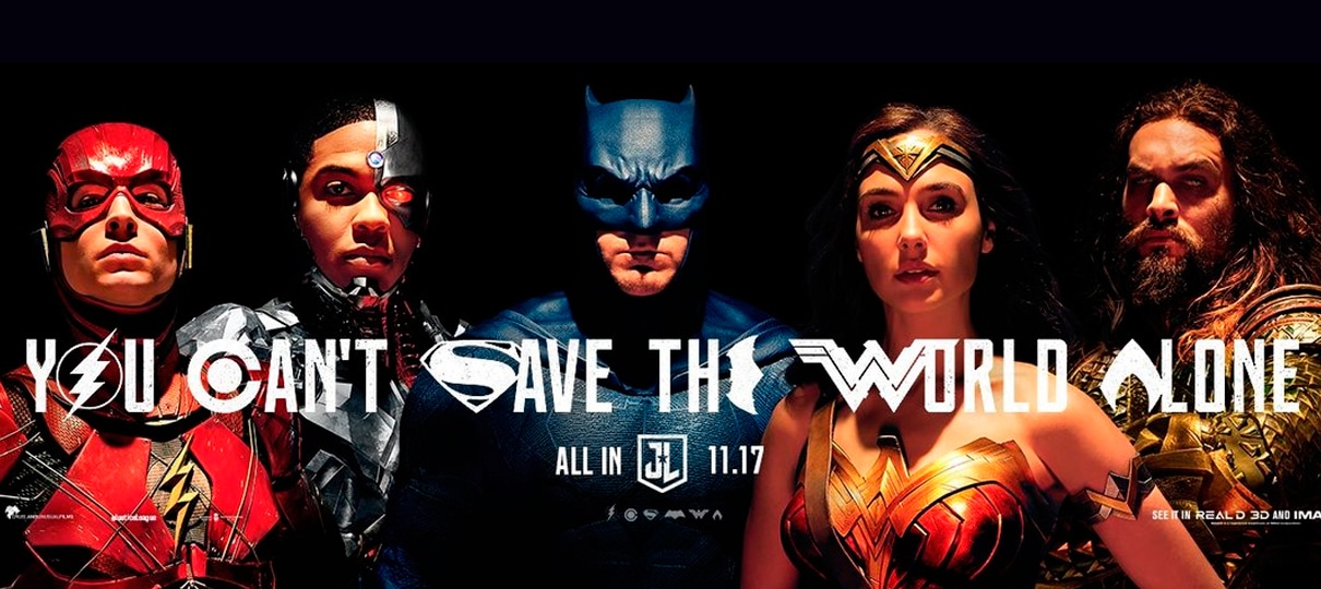 SDCC 2017 | Liga da Justiça ganha novo e épico pôster com os heróis
