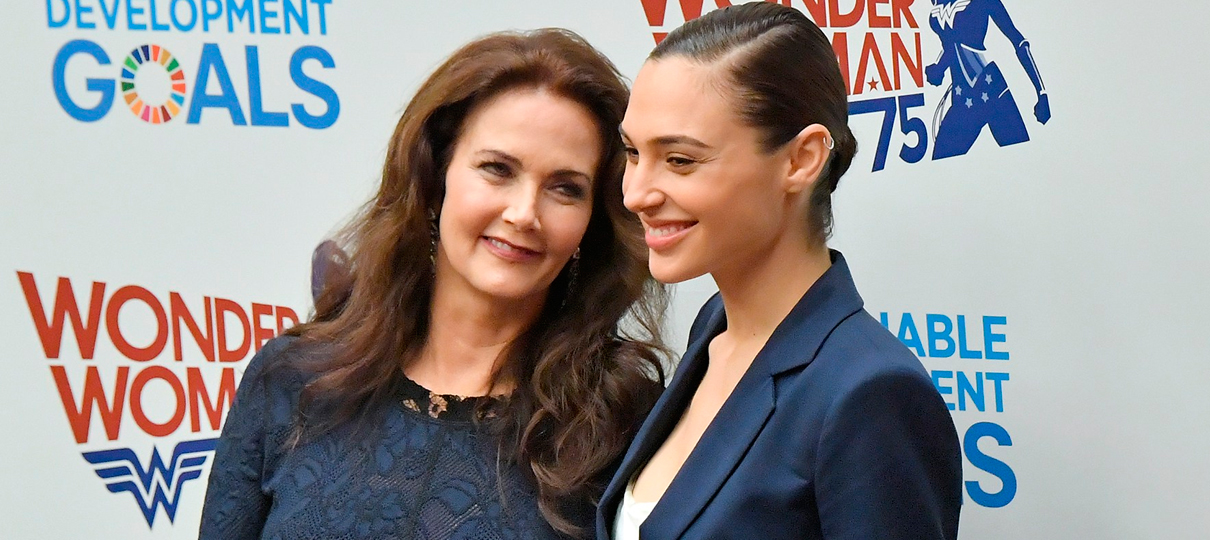 Mulher-Maravilha | Gal Gadot e Lynda Carter se encontram cerimônia da ONU